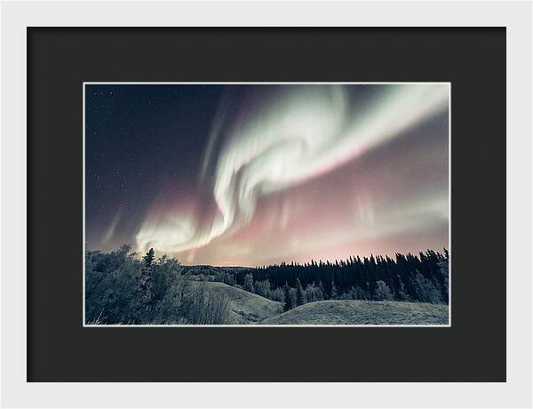 Dancing Lights Above Alaskan Wilderness