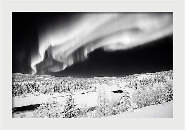 Dancing Lights Over Alaskan Wilderness