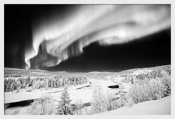 Dancing Lights Over Alaskan Wilderness