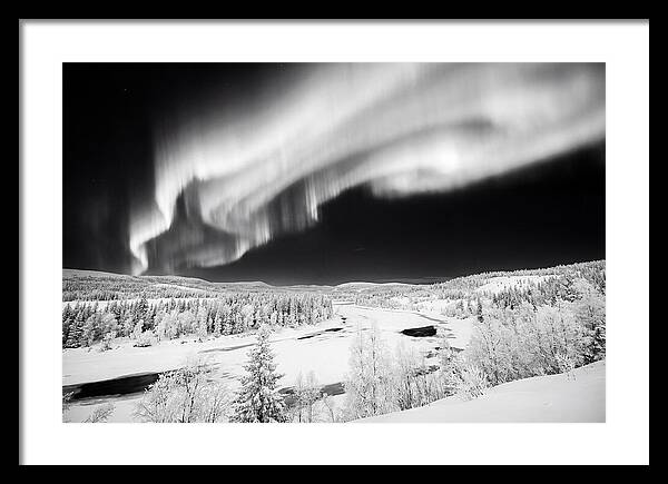 Dancing Lights Over Alaskan Wilderness
