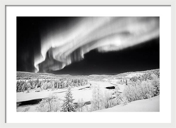 Dancing Lights Over Alaskan Wilderness