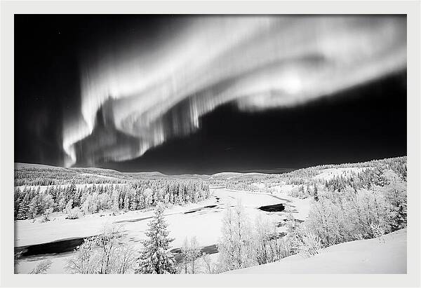 Dancing Lights Over Alaskan Wilderness
