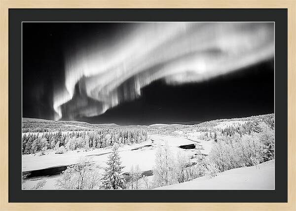 Dancing Lights Over Alaskan Wilderness