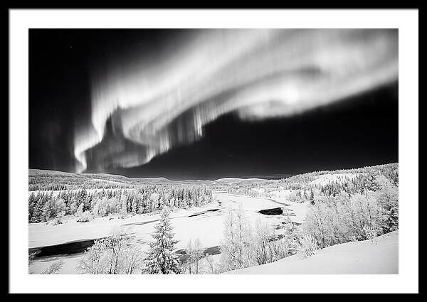 Dancing Lights Over Alaskan Wilderness