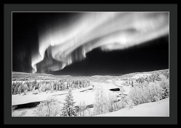Dancing Lights Over Alaskan Wilderness