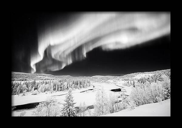 Dancing Lights Over Alaskan Wilderness