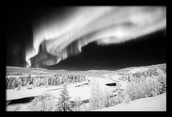 Dancing Lights Over Alaskan Wilderness
