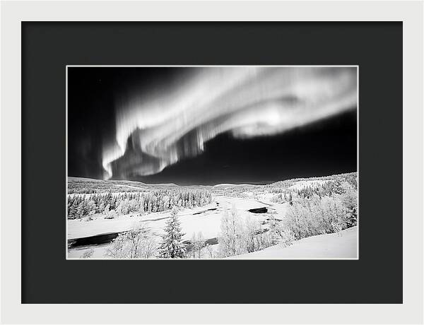 Dancing Lights Over Alaskan Wilderness