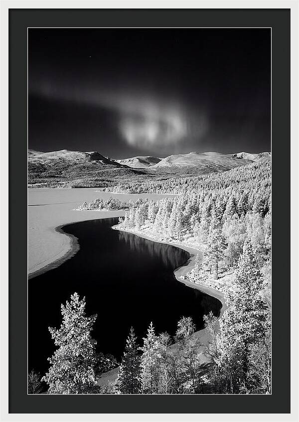 Dancing Lights Over Tornetrask Lake