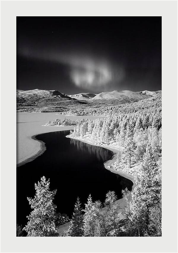 Dancing Lights Over Tornetrask Lake