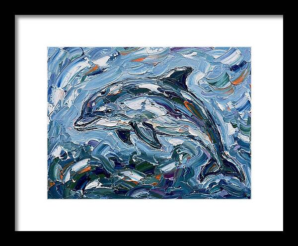 Dancing Porpoise In Waves