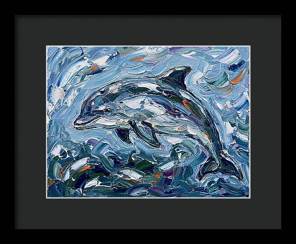 Dancing Porpoise In Waves