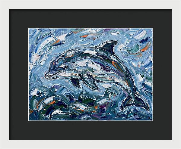 Dancing Porpoise In Waves