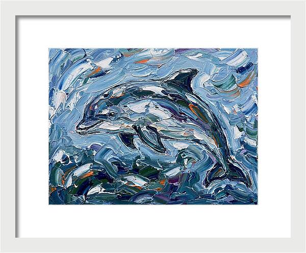 Dancing Porpoise In Waves