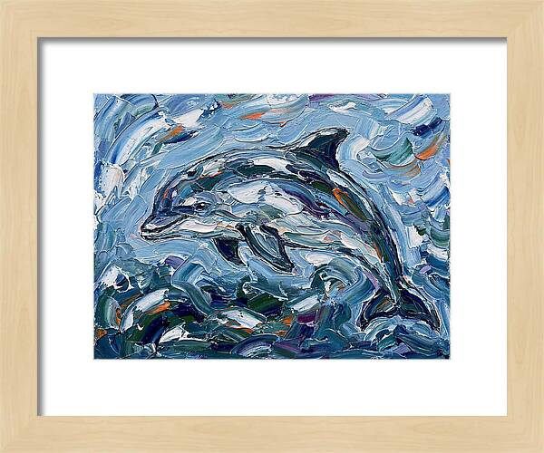 Dancing Porpoise In Waves