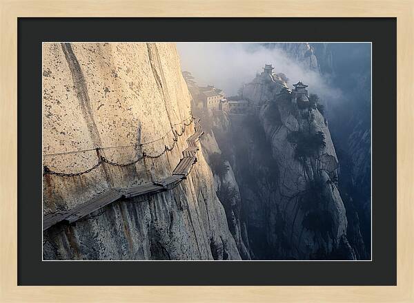 Daring Plank Walk On Mount Hua