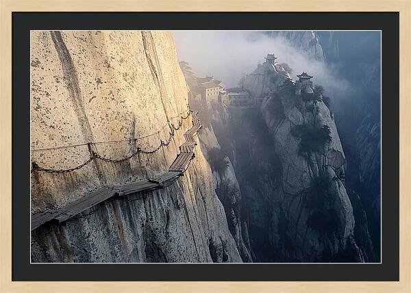 Daring Plank Walk On Mount Hua
