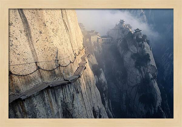 Daring Plank Walk On Mount Hua