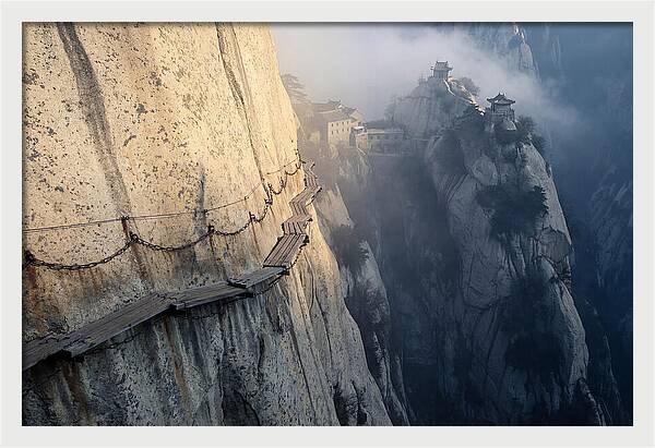 Daring Plank Walk On Mount Hua
