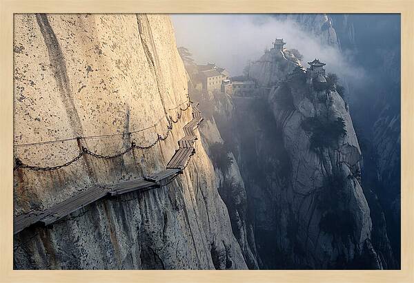 Daring Plank Walk On Mount Hua