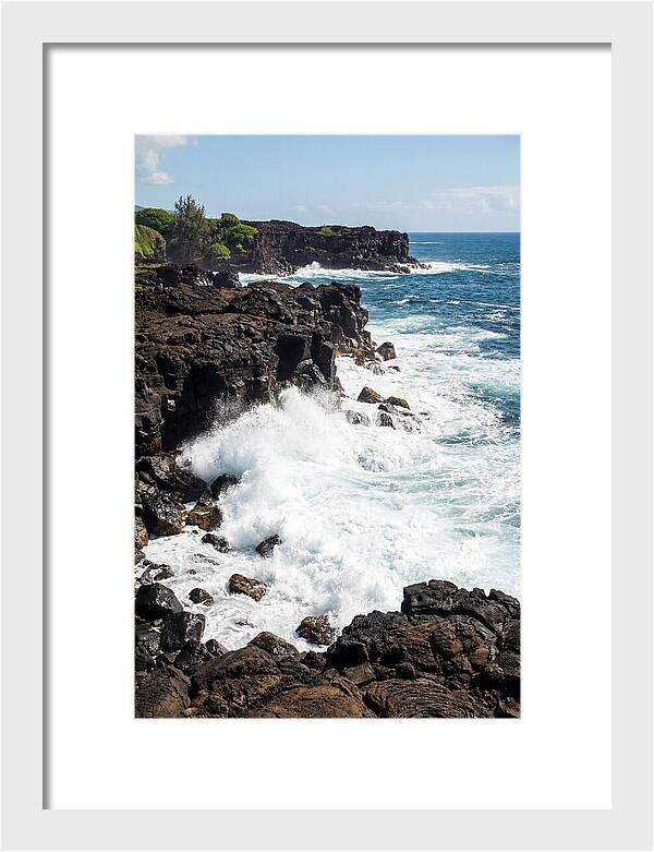 Dark Volcanic Coastline Serenity
