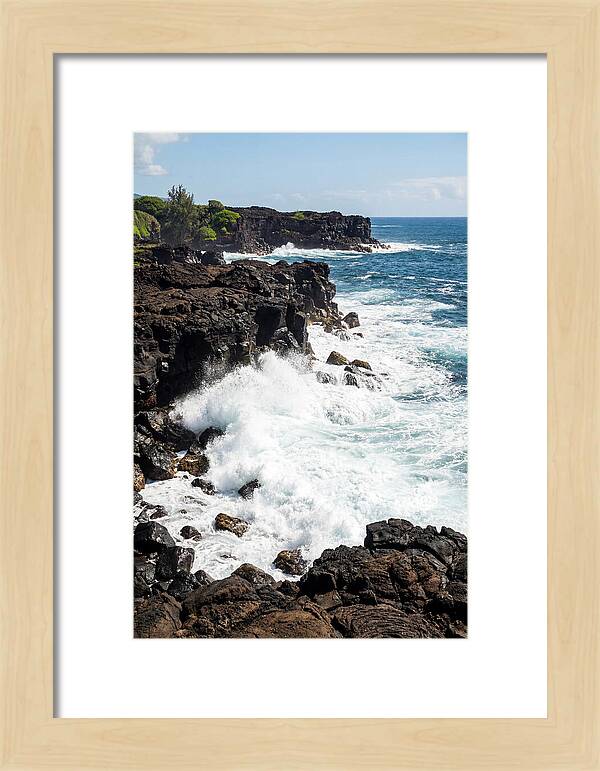 Dark Volcanic Coastline Serenity