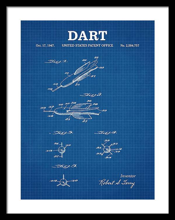 Dart Blueprint Patent Us2504757a