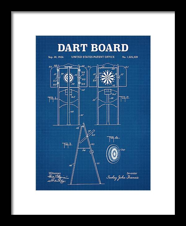 Dart Board Blueprint Patent Us1525339a