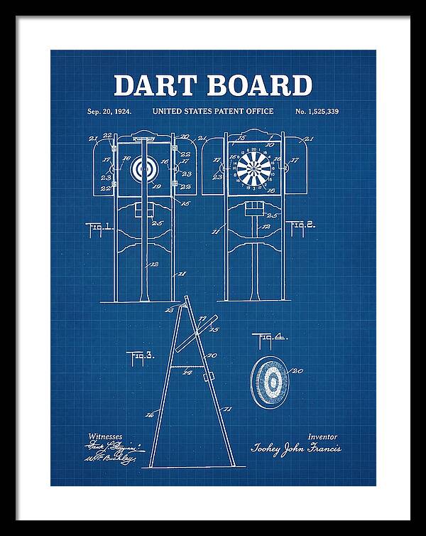 Dart Board Blueprint Patent Us1525339a