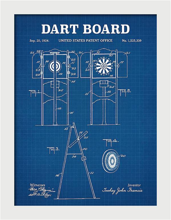 Dart Board Blueprint Patent Us1525339a