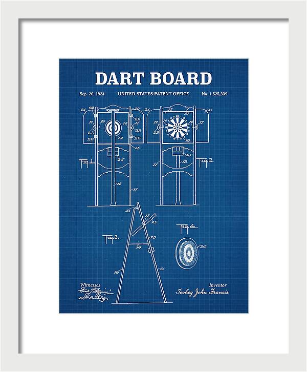 Dart Board Blueprint Patent Us1525339a