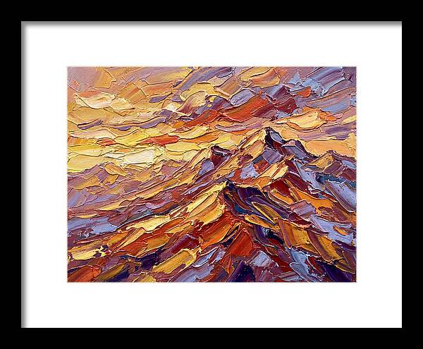 Dawn Breaking Over Grand Mountains