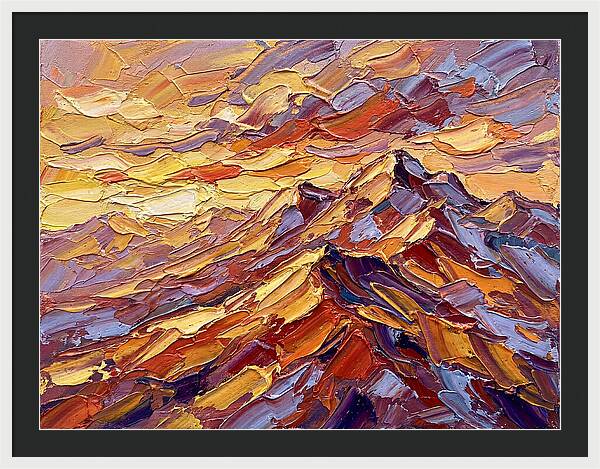 Dawn Breaking Over Grand Mountains