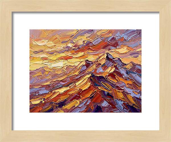 Dawn Breaking Over Grand Mountains