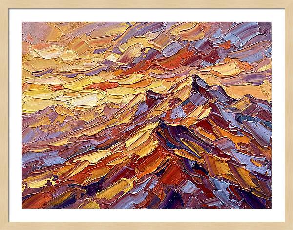 Dawn Breaking Over Grand Mountains