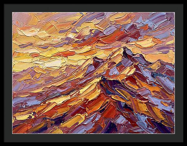 Dawn Breaking Over Grand Mountains