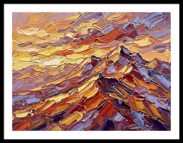 Dawn Breaking Over Grand Mountains