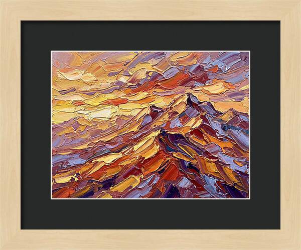 Dawn Breaking Over Grand Mountains