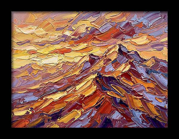 Dawn Breaking Over Grand Mountains