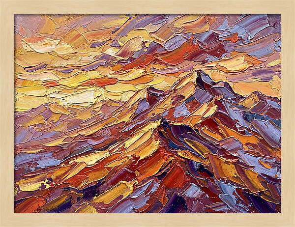 Dawn Breaking Over Grand Mountains
