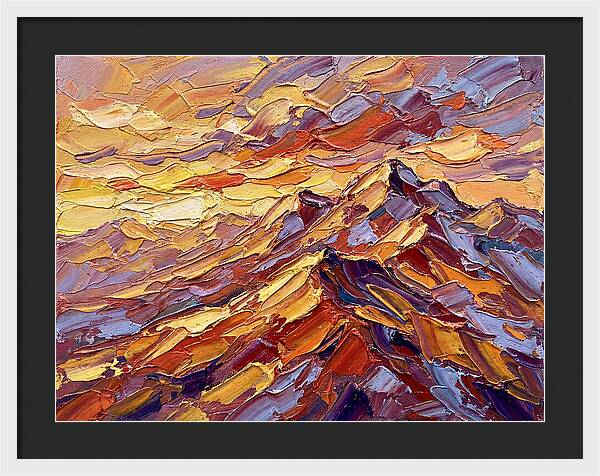 Dawn Breaking Over Grand Mountains
