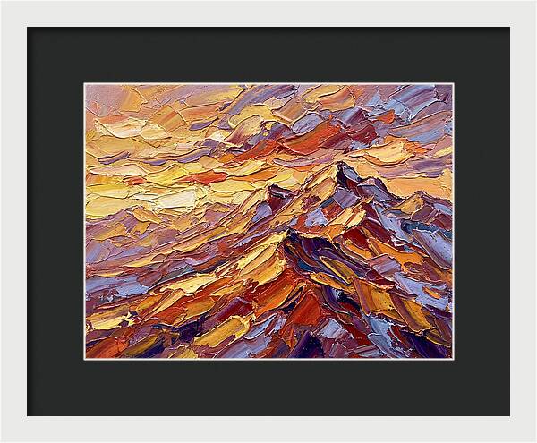 Dawn Breaking Over Grand Mountains