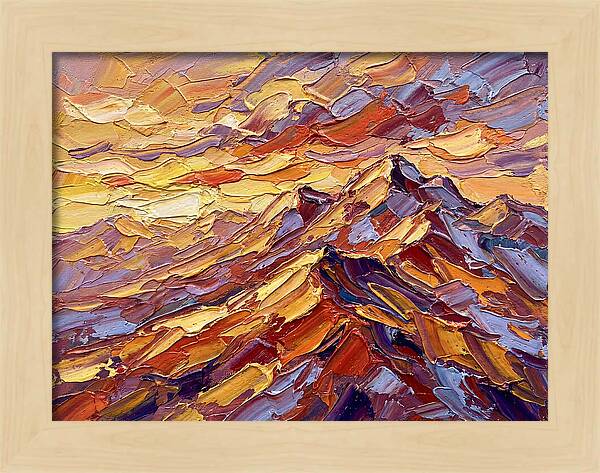 Dawn Breaking Over Grand Mountains