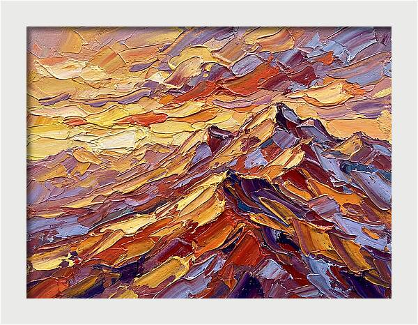 Dawn Breaking Over Grand Mountains