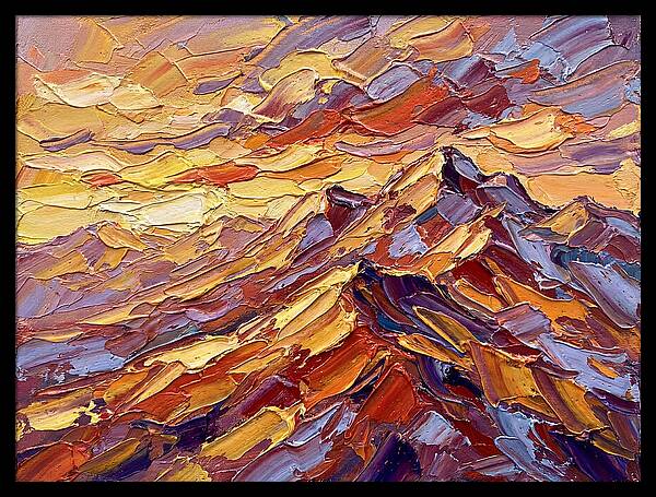 Dawn Breaking Over Grand Mountains