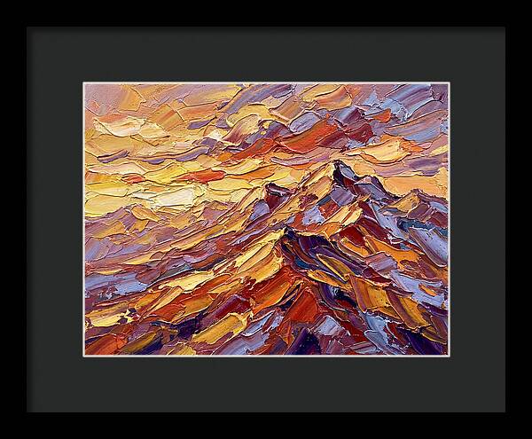 Dawn Breaking Over Grand Mountains