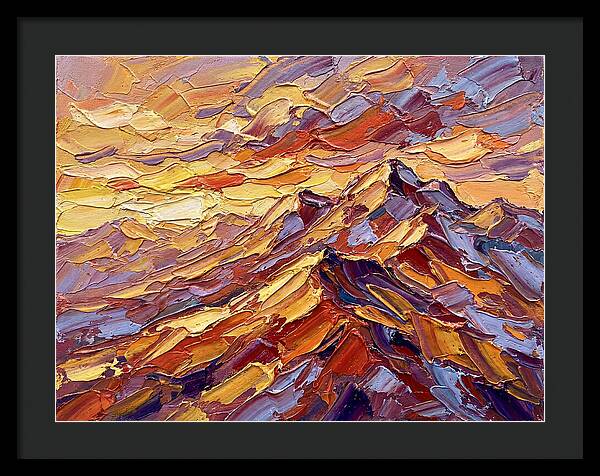 Dawn Breaking Over Grand Mountains