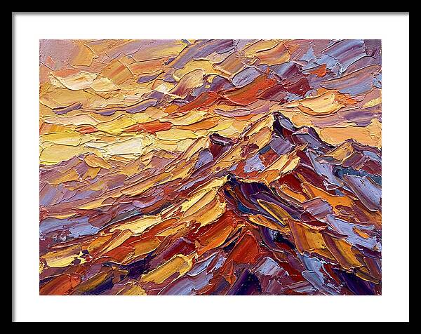 Dawn Breaking Over Grand Mountains