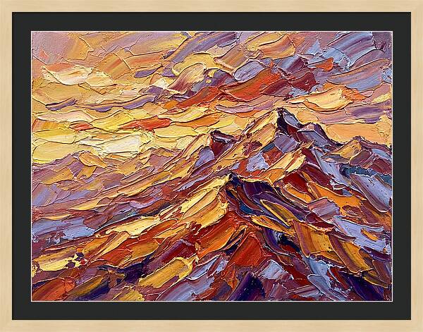 Dawn Breaking Over Grand Mountains