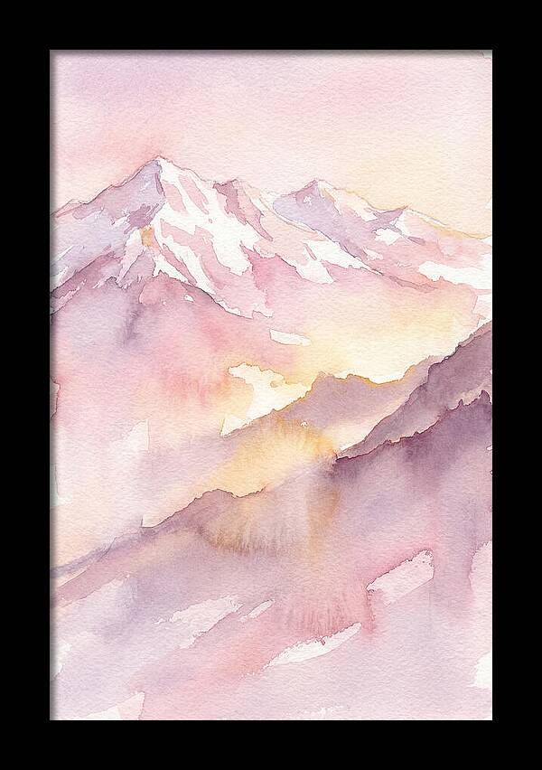 Dawn Breaking Over Grand Peaks